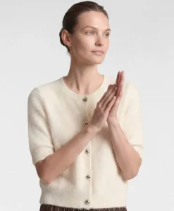 Dames vest ecru