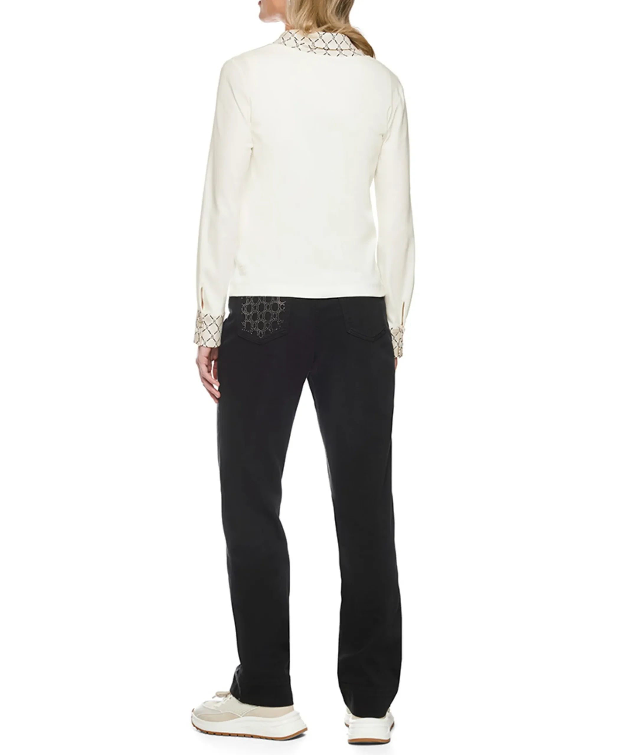 Dames vest ecru