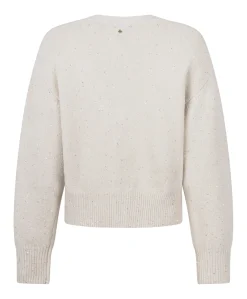 Dames vest ecru