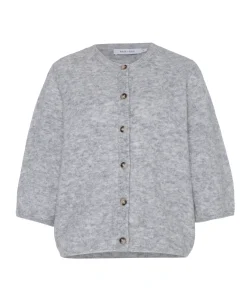 Dames vest grijs