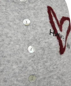 Dames vest grijs