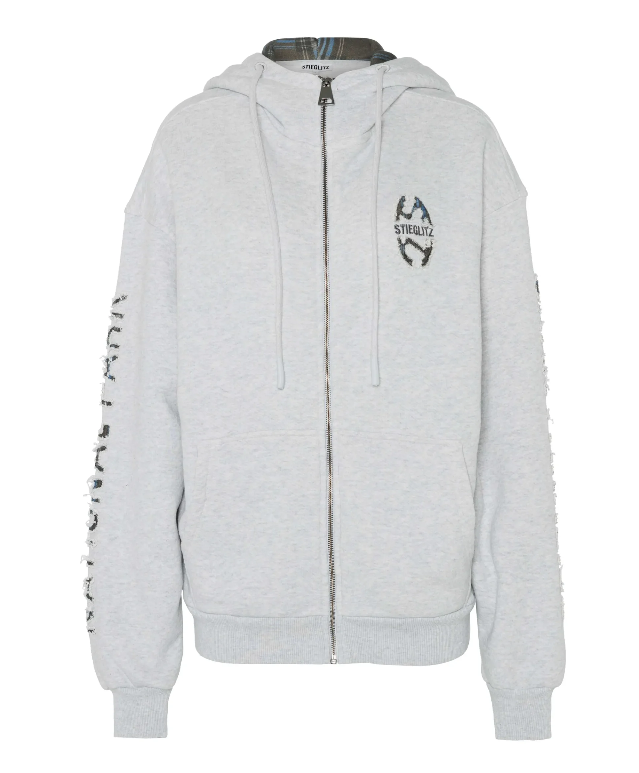 Dames vest grijs