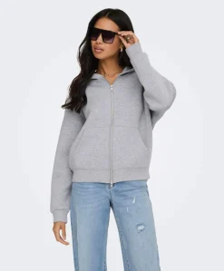 Dames vest grijs