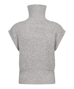 Dames vest grijs