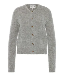Dames vest grijs