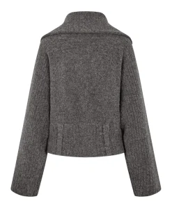 Dames vest grijs