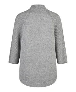 Dames vest grijs