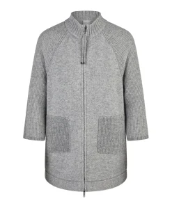 Dames vest grijs