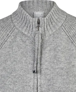 Dames vest grijs