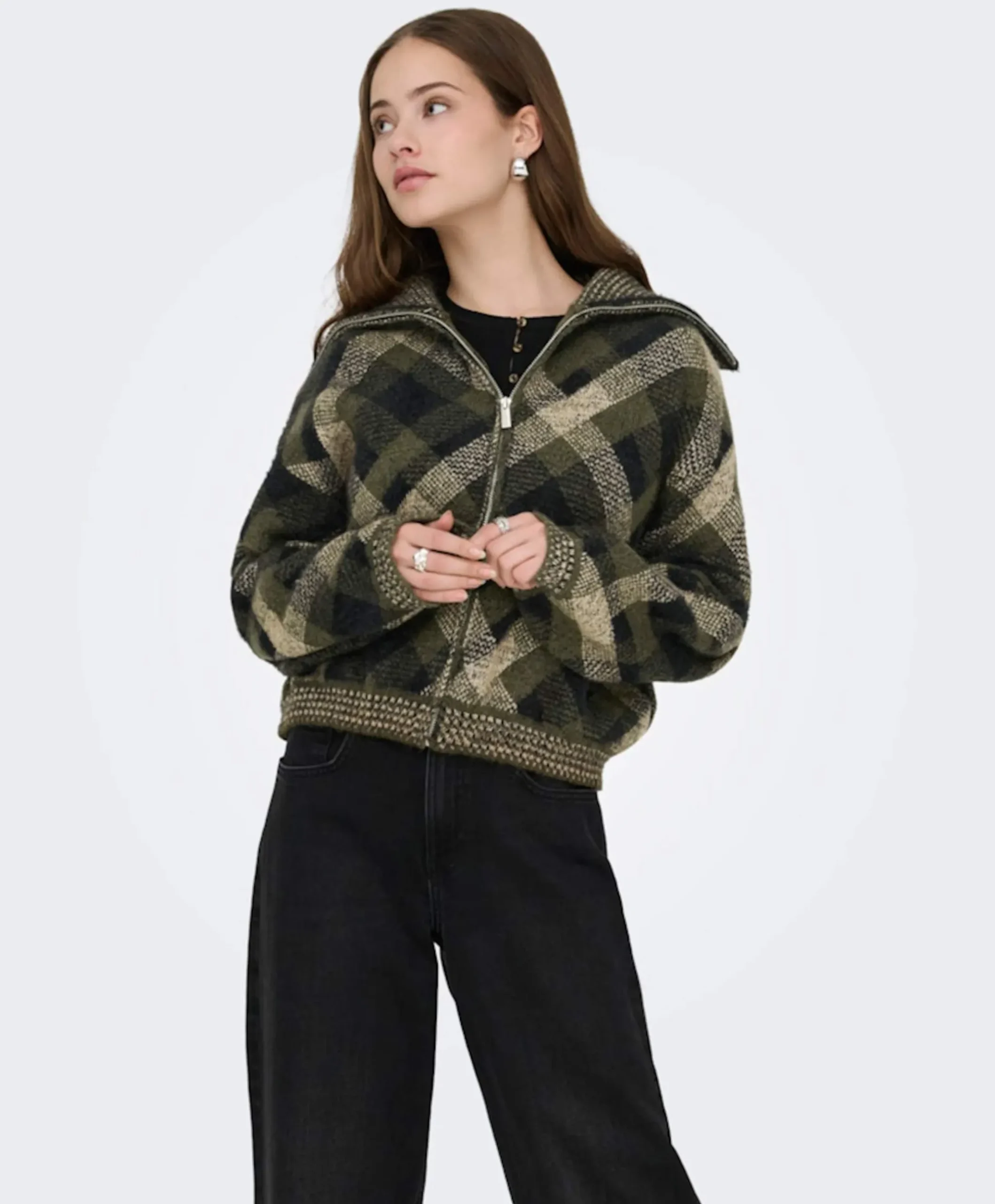 Dames vest groen