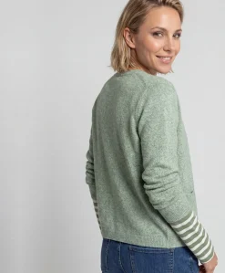 Dames vest groen