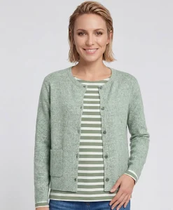 Dames vest groen