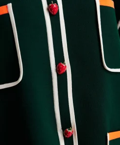 Dames vest groen