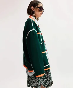 Dames vest groen