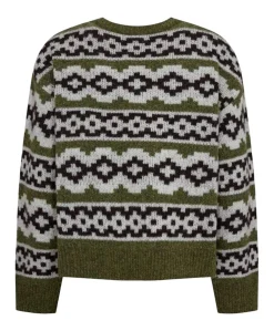 Dames vest groen