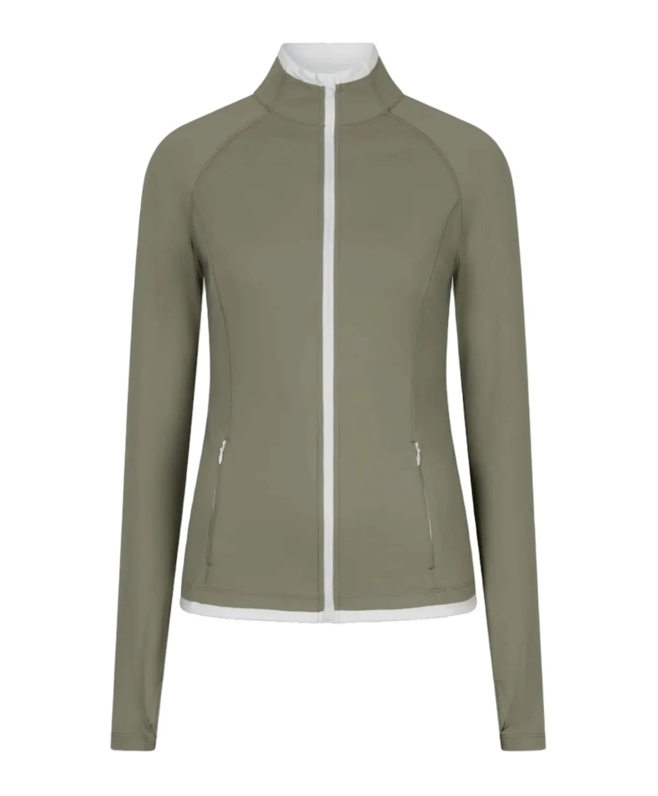 Dames vest groen