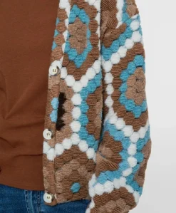 Dames vest multicolor