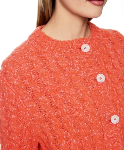 Dames vest oranje