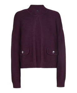 Dames vest paars