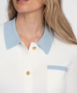 Dames vest wit