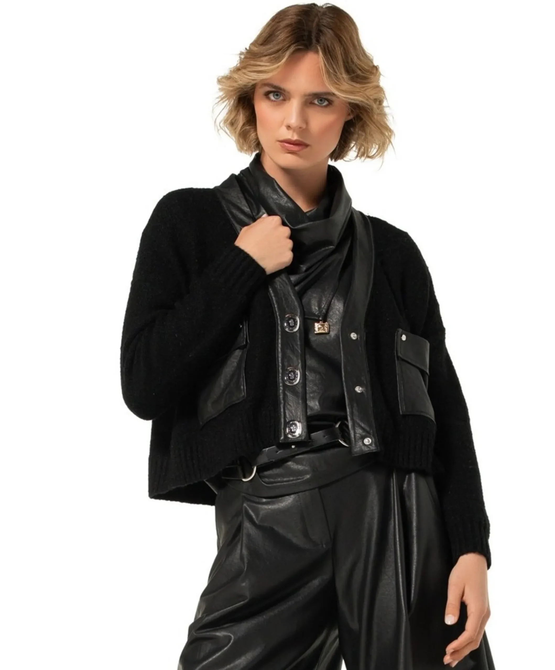 Dames vest zwart