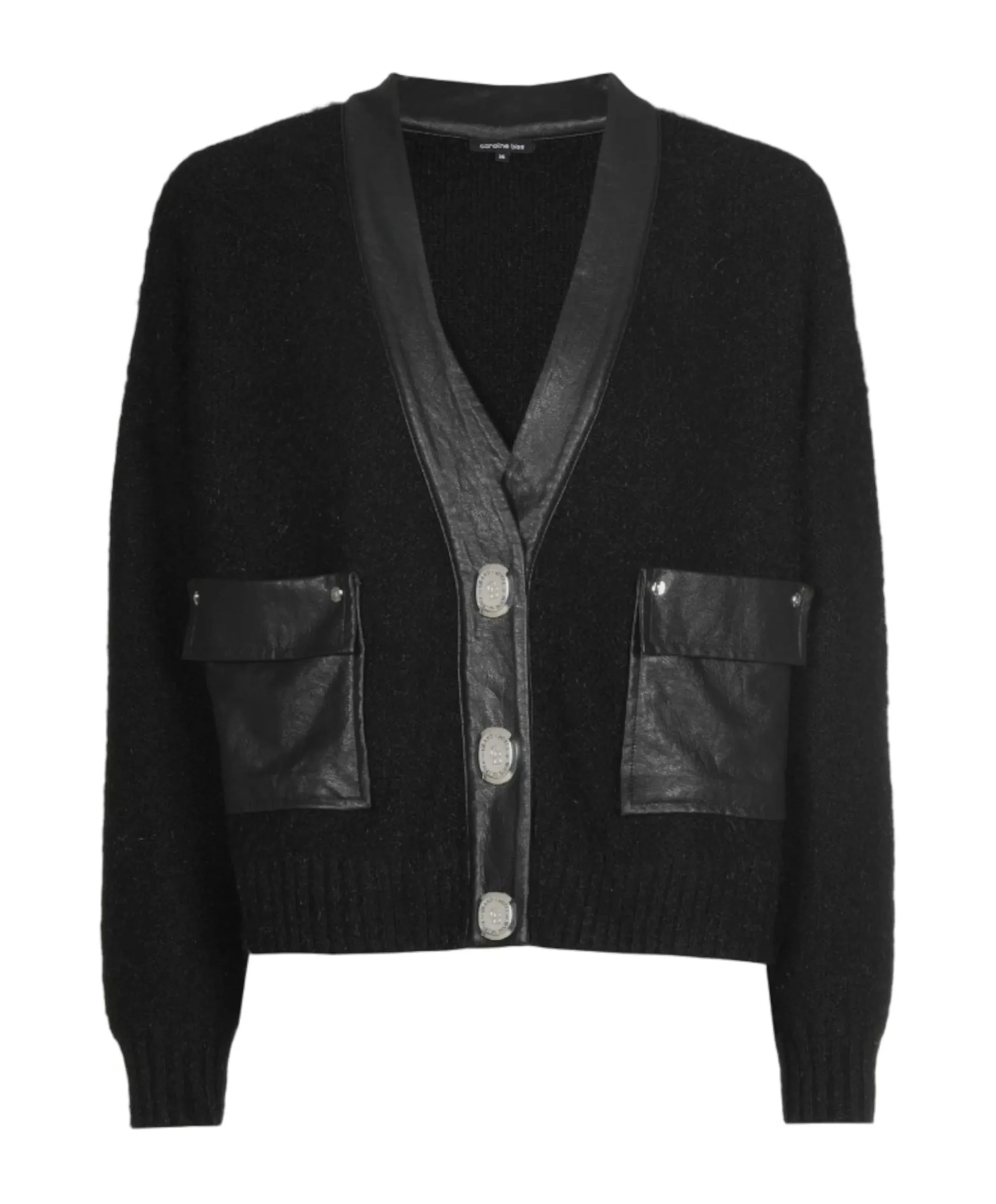 Dames vest zwart