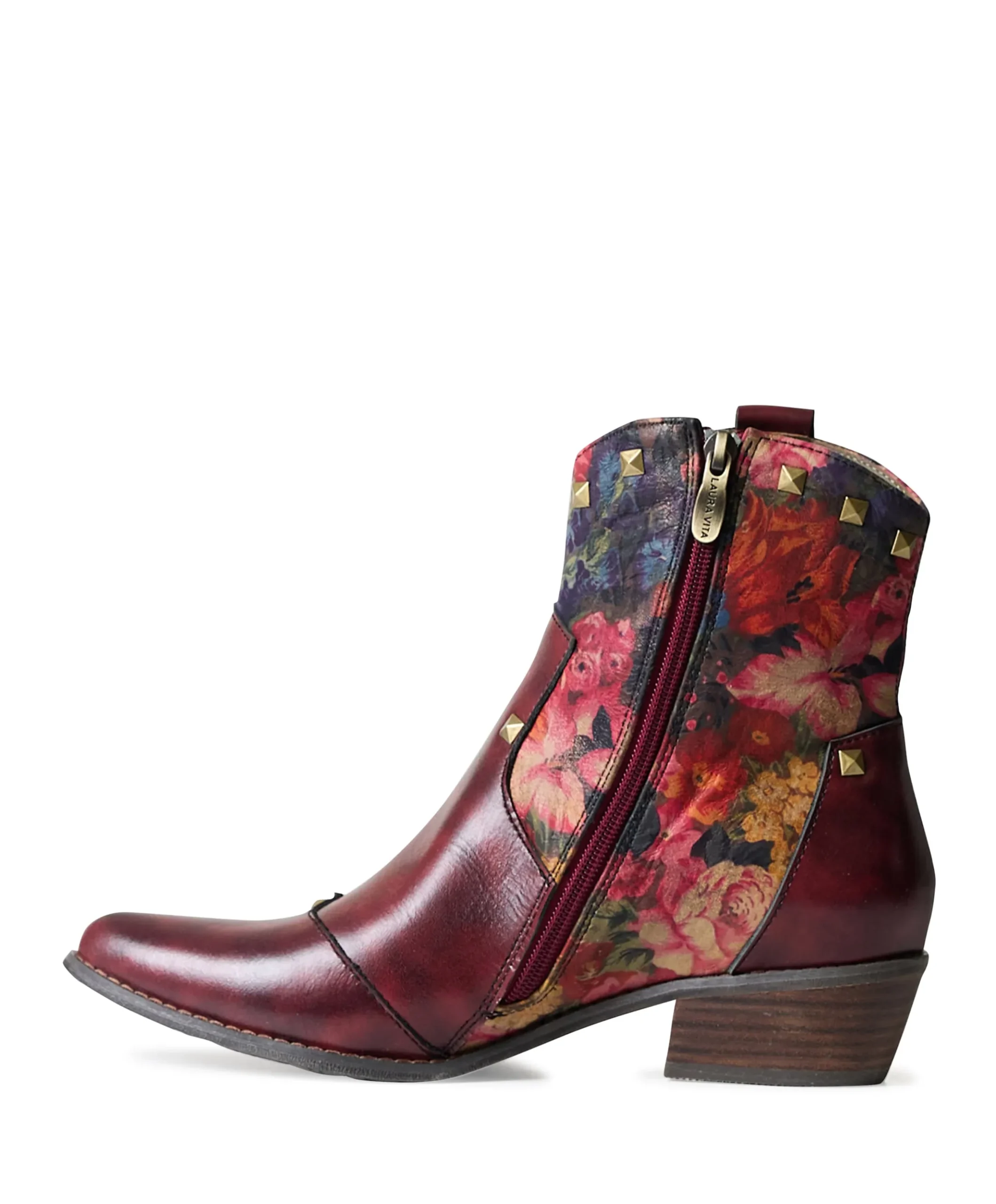 dames westernlaarzen bordeaux