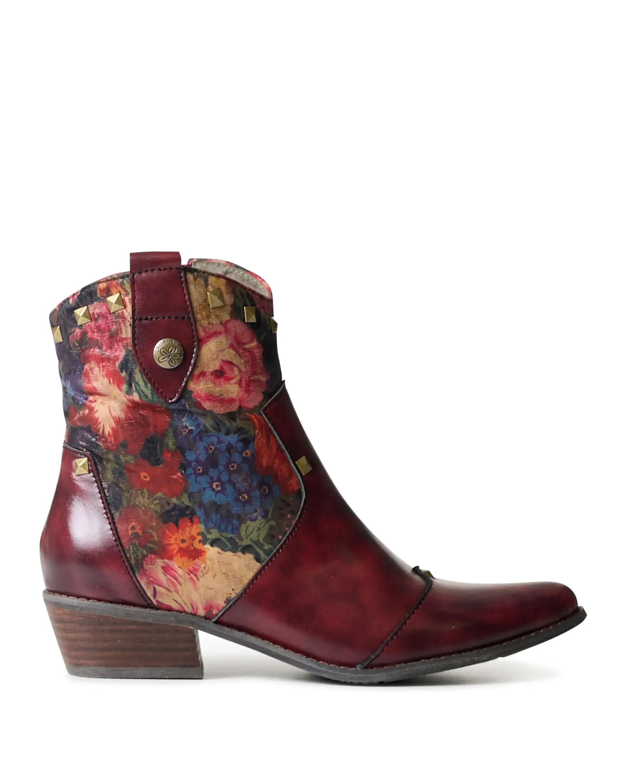 dames westernlaarzen bordeaux