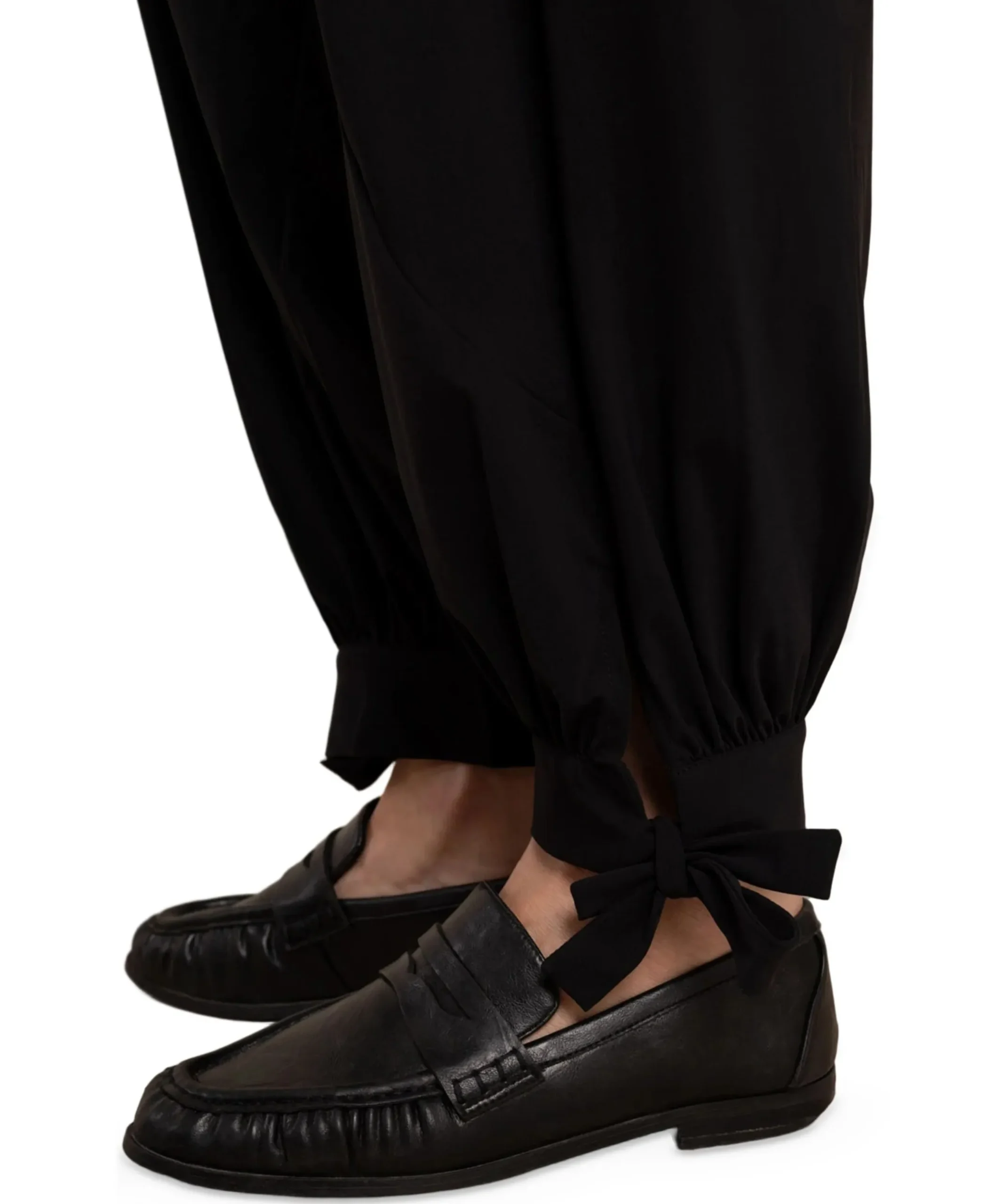 Darie balloon trousers dames broek zwart
