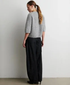 Dera Denim Cargo Trousers dames broek zwart