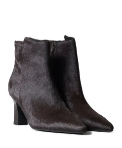 Desma dames enkellaarzen bruin