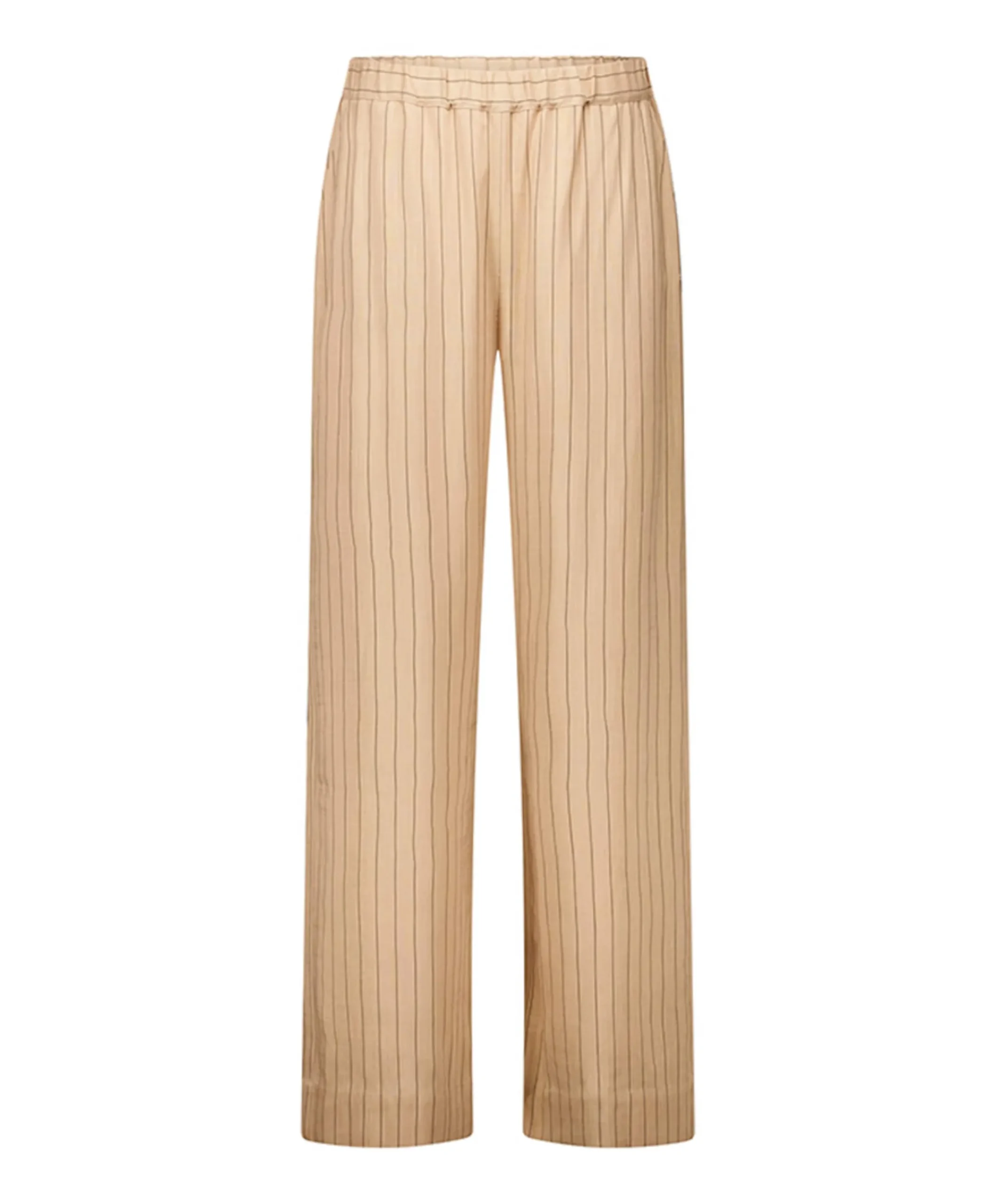 Devine stripe dames broek beige