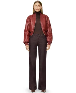 DREAM WIDE dames jeans bruin