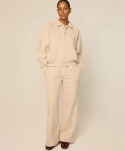 Ebony Pants dames trainingsbroek beige
