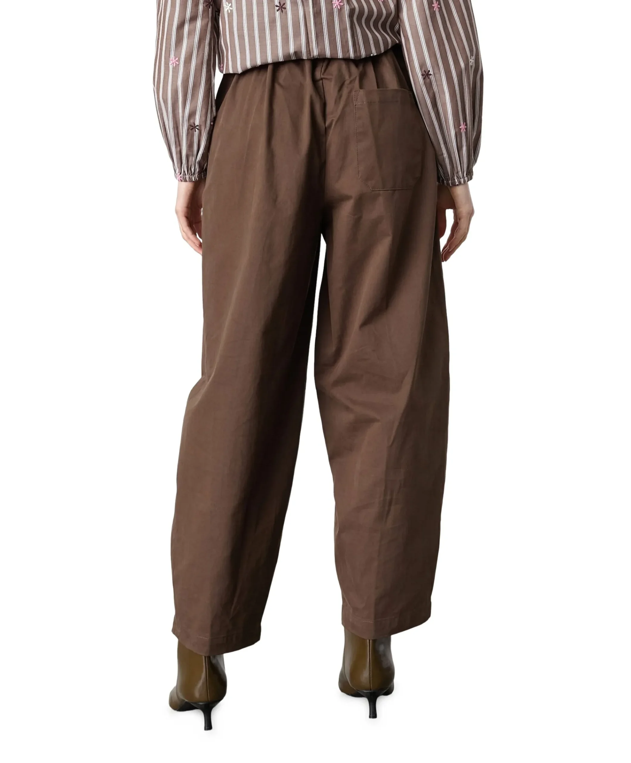 EDITH-PA dames broek bruin