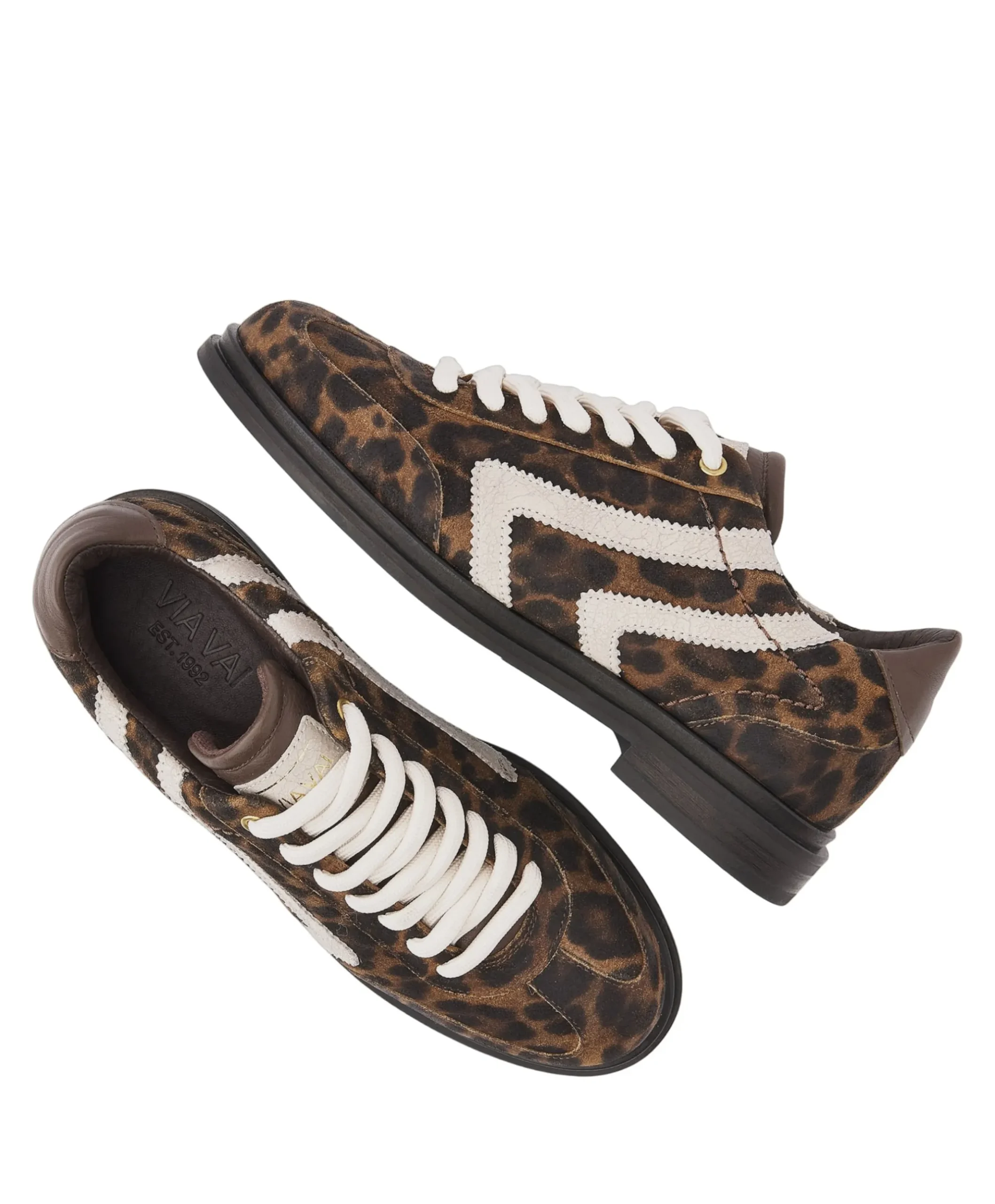 Fae Lois dames sneakers bruin