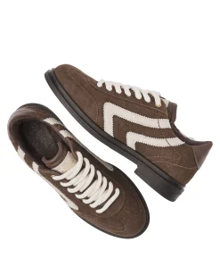 Fae Lois dames sneakers bruin