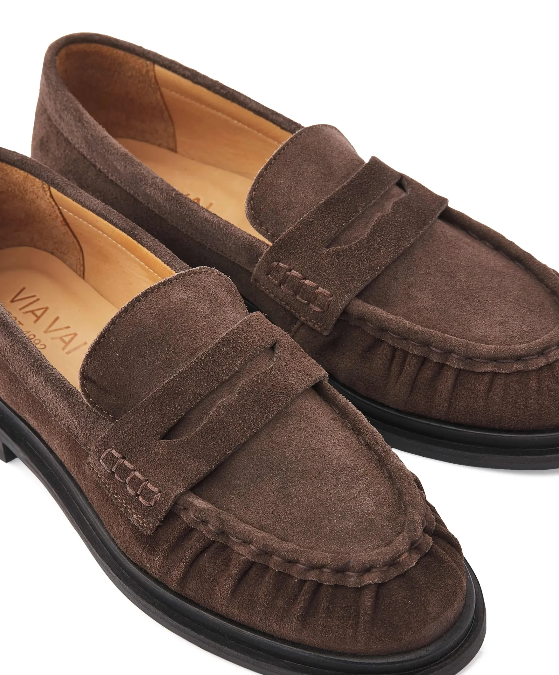 Fae Sarah dames loafers bruin