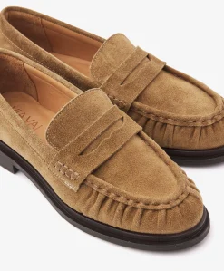 Fae Sarah dames loafers bruin