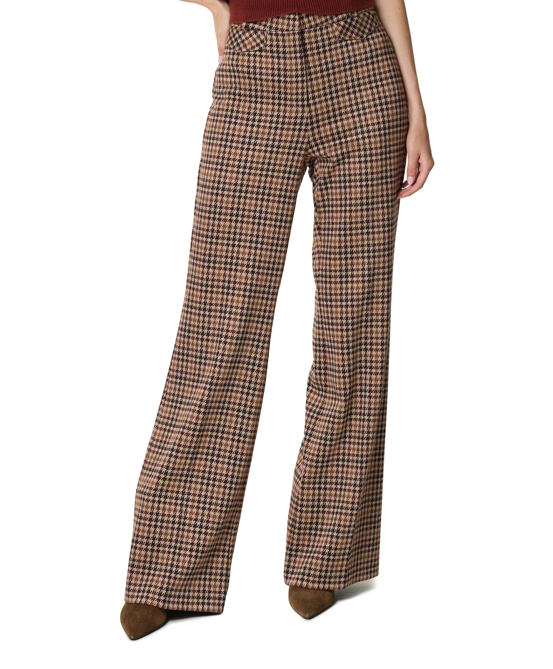 Famous dames broek beige