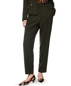 FAQUS dames pantalon groen