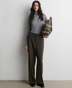 Fique Classic Trousers dames broek groen