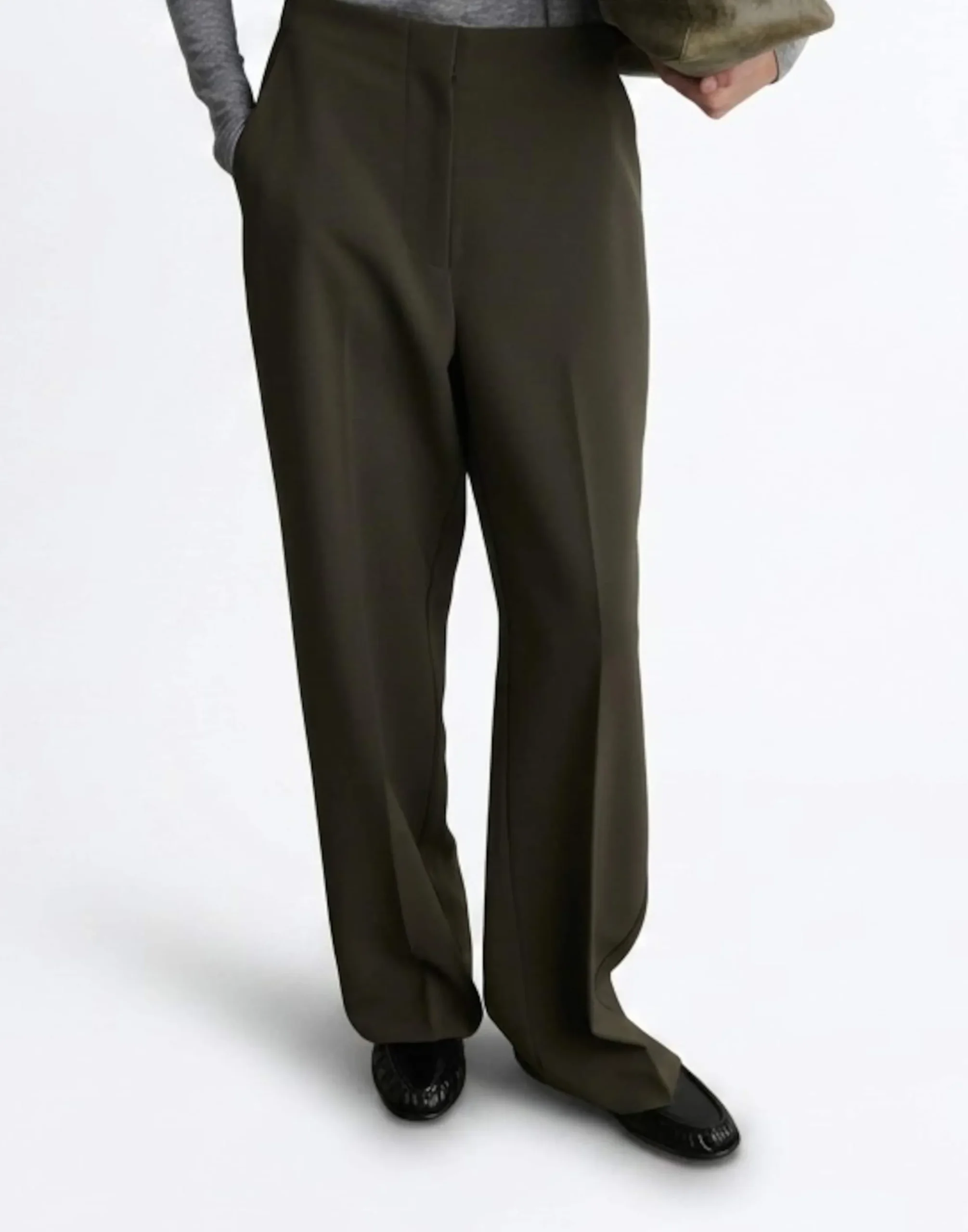 Fique Classic Trousers dames broek groen