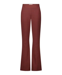 Flair bonded trousers dames broek bruin