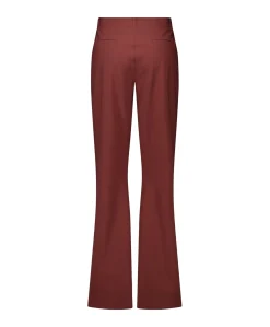 Flair bonded trousers dames broek bruin