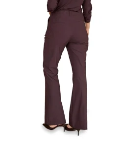 Flair bonded trousers dames broek bruin