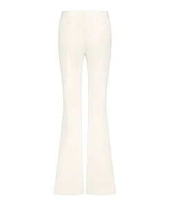 Flair LONG bonded trousers dames broek ecru