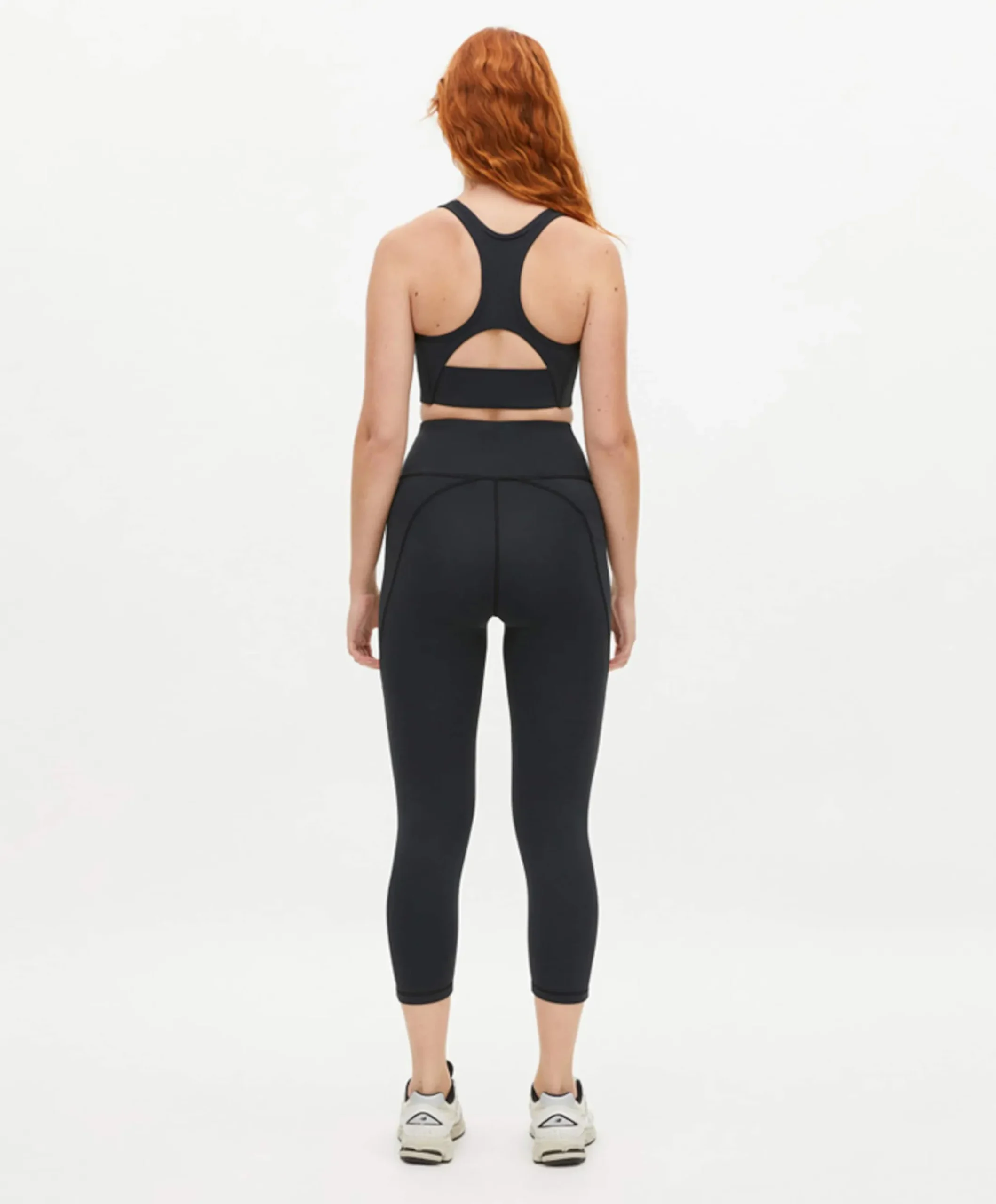 Flattering High Waist 7/8 tights dames tights zwart