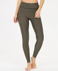 Fleurie W Printed dames tights bruin