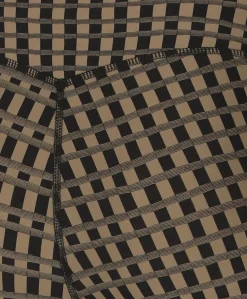 Fleurie W Printed dames tights bruin